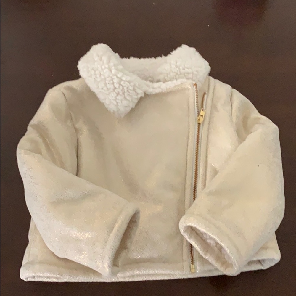Baby girl motor jacket